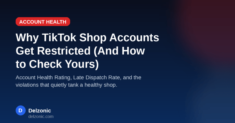 Why TikTok Shop accounts get restricted and how to check your Account Health score