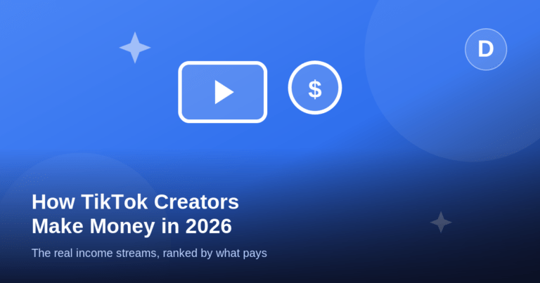 How TikTok creators make money in 2026