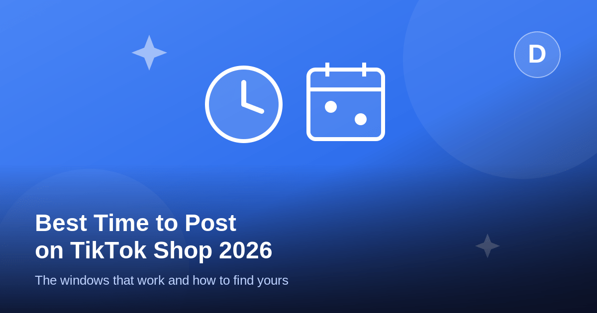 Best time to post on TikTok Shop in 2026