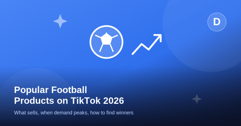 Popular football products on TikTok Shop 2026