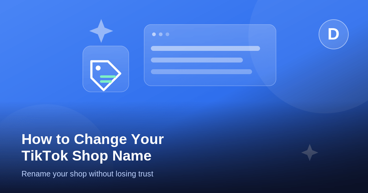 How to Change Your TikTok Shop Name (2026)