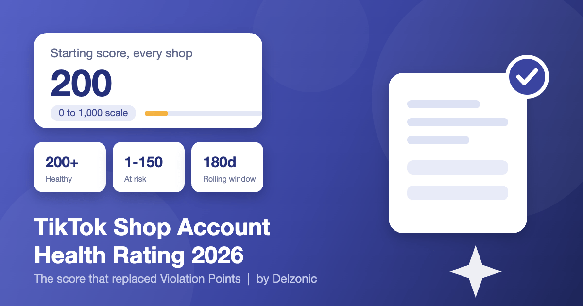 TikTok Shop Account Health Rating (AHR) 2026: The Score That Replaced Violation Points