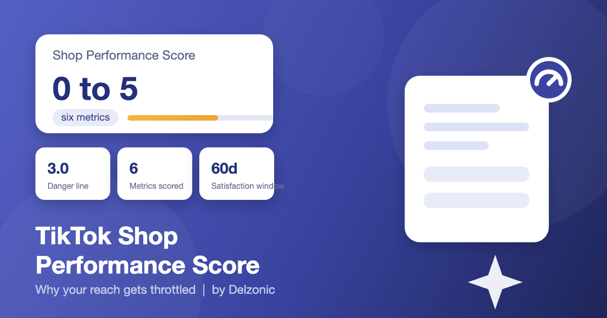 TikTok Shop Performance Score (SPS) 2026: Why Your Reach Is Being Throttled